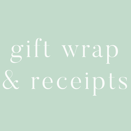 Gift Wrapping & Gift Receipts