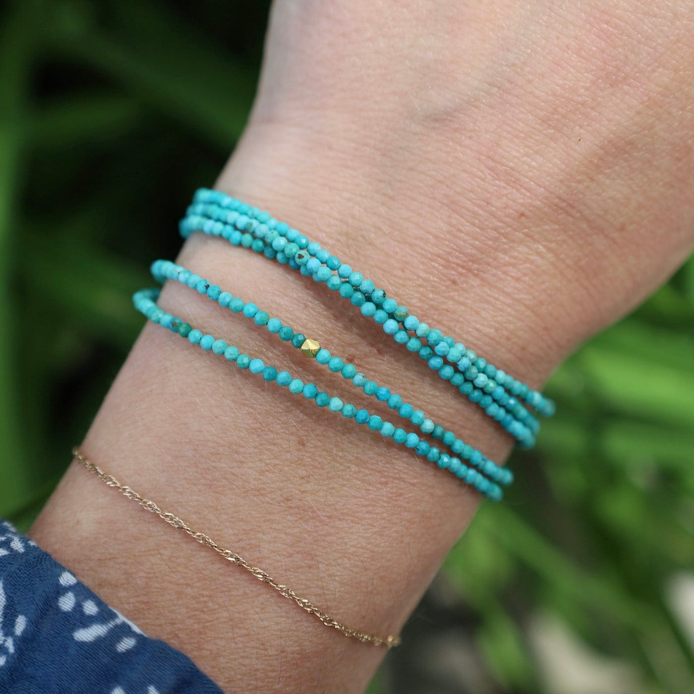 Turquoise Wrap Bracelet Necklace – Dandelion Jewelry