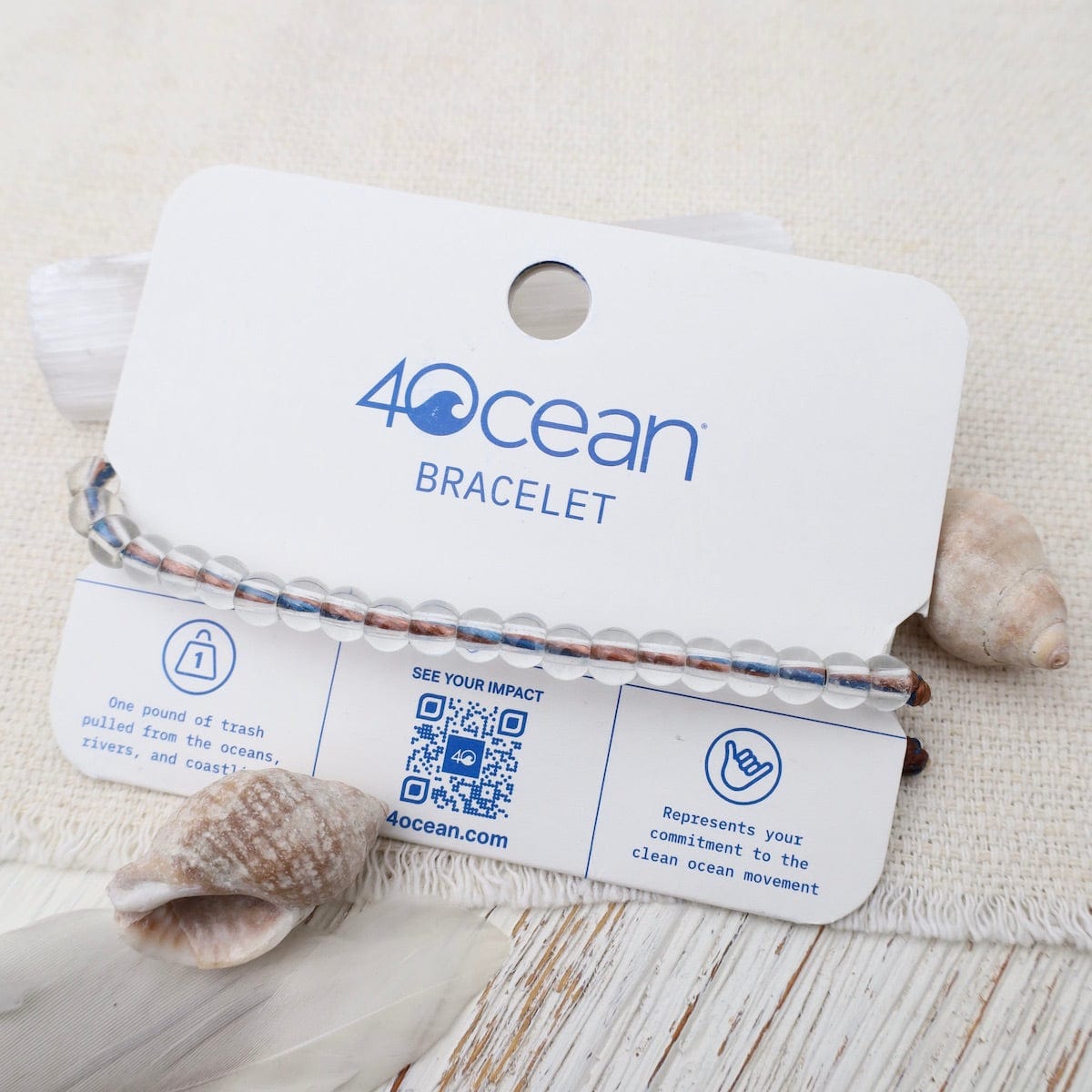 Ocean Recycled Plastic Glass Bracelet Seaside – Dandelion