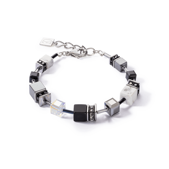 BRC Black and White GeoCube Bracelet