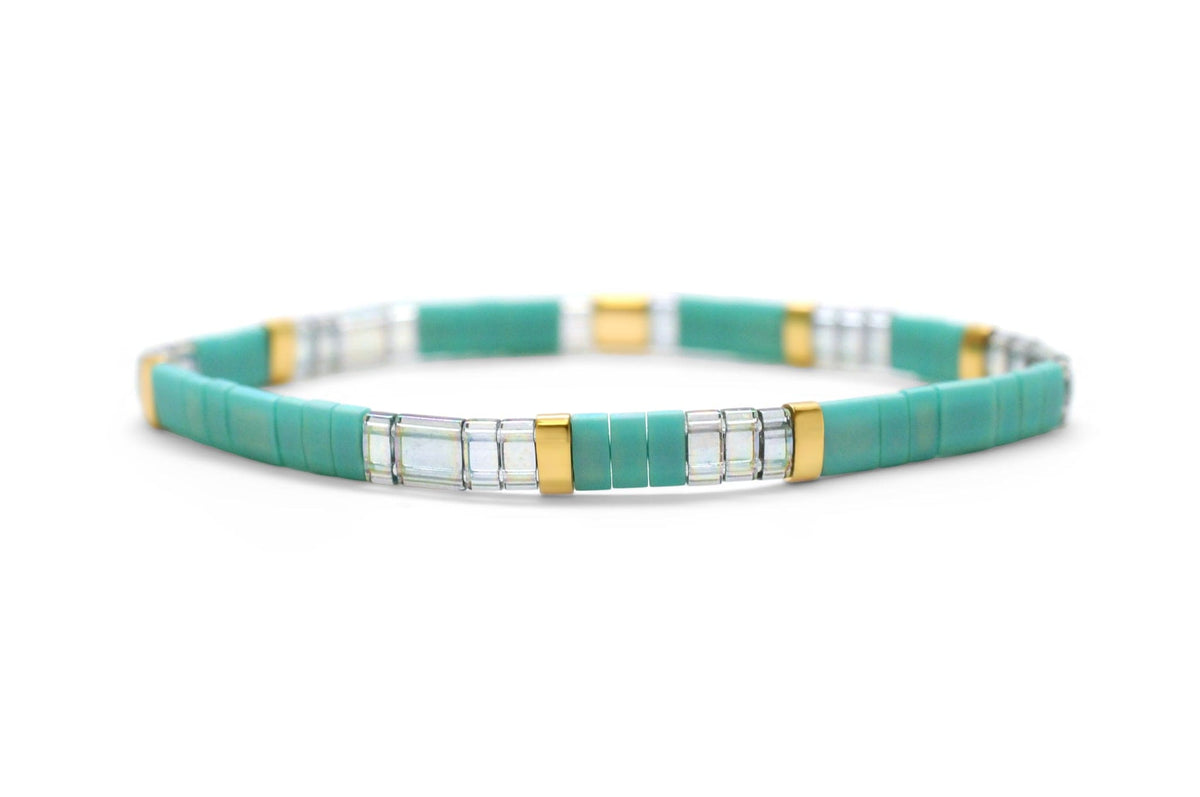 Lucky Feather Morse Code Brilliant Bracelet