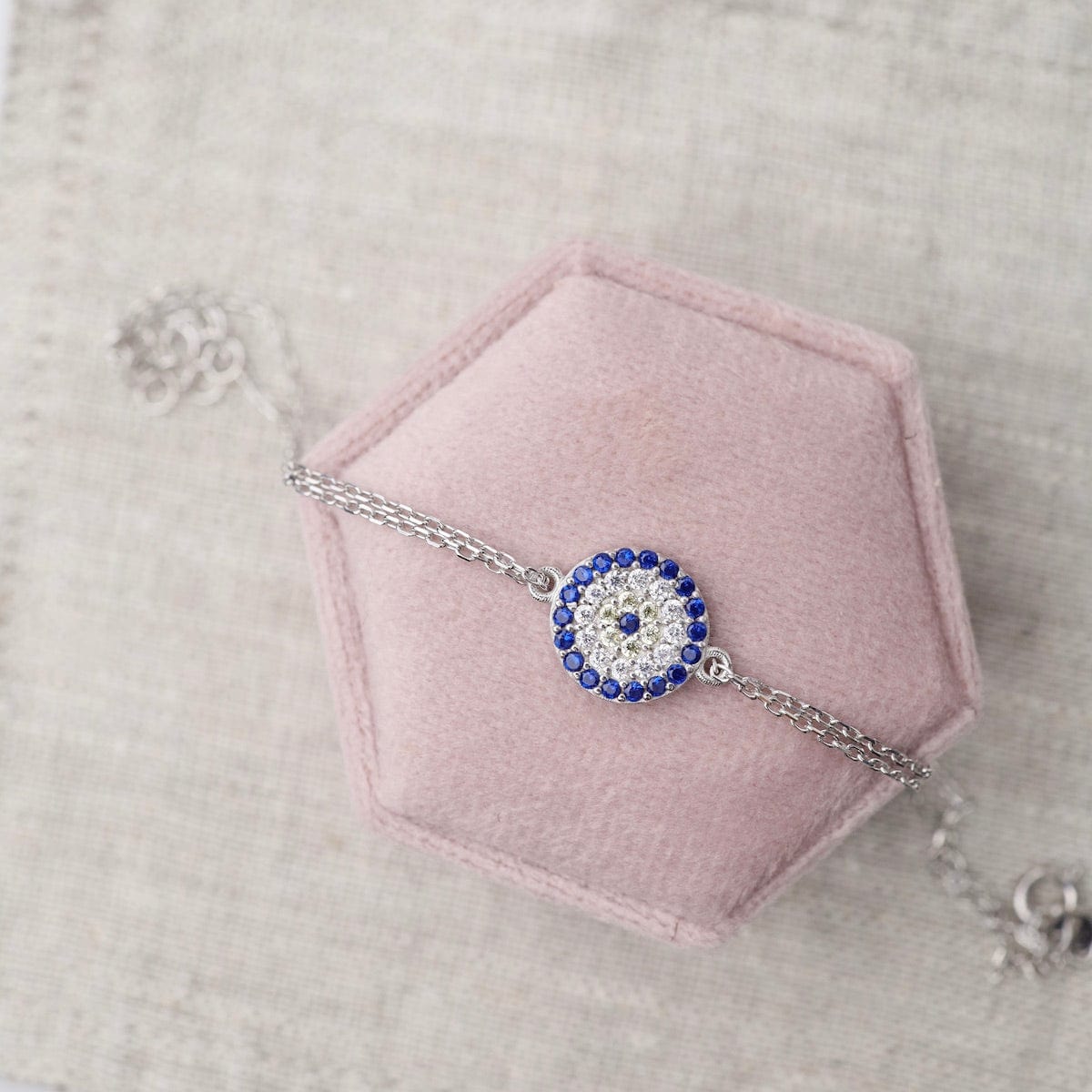 XJruixi KALETINE Lucky Evil Eye Bracelet Sterling Silver Bracelets for Women Blue Stone CZ Turkey Adjustable Men Jewelry XJruixi KALETINE Lucky Evil Eye Bracelet Sterling Silver Bracelets for Women Blue Stone CZ Turkey Adjustable Men Jewelry