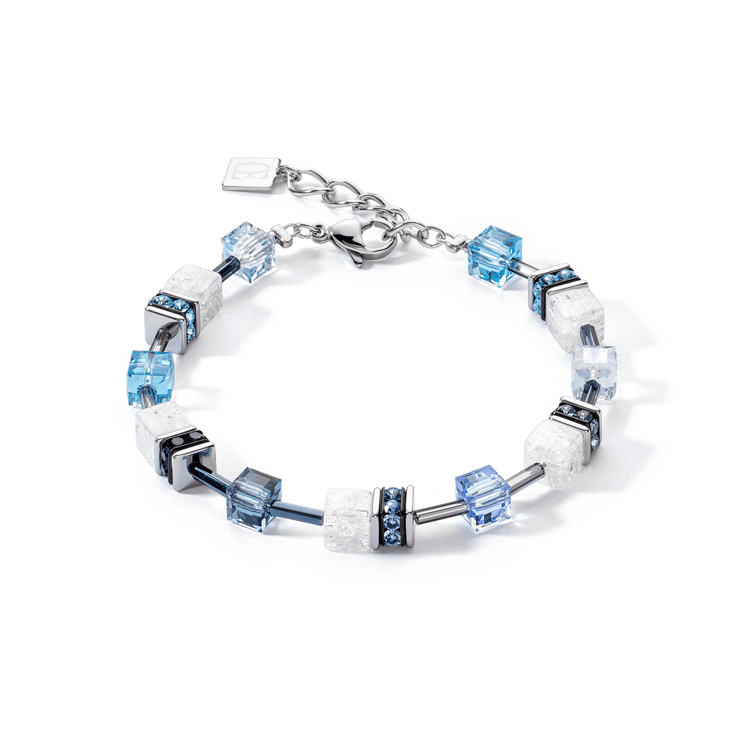 BRC GeoCube Iconic Blue & White Bracelet