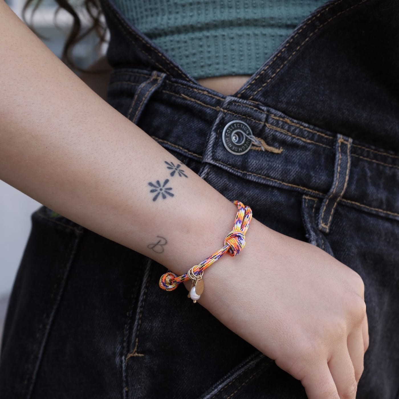 Sunset Paracord Charm Bracelet – Dandelion Jewelry