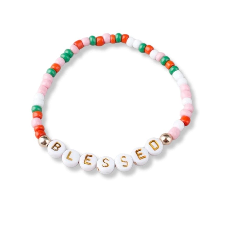 Blessed Holiday Beaded Friendship Stretch Bracelets – Dandelion