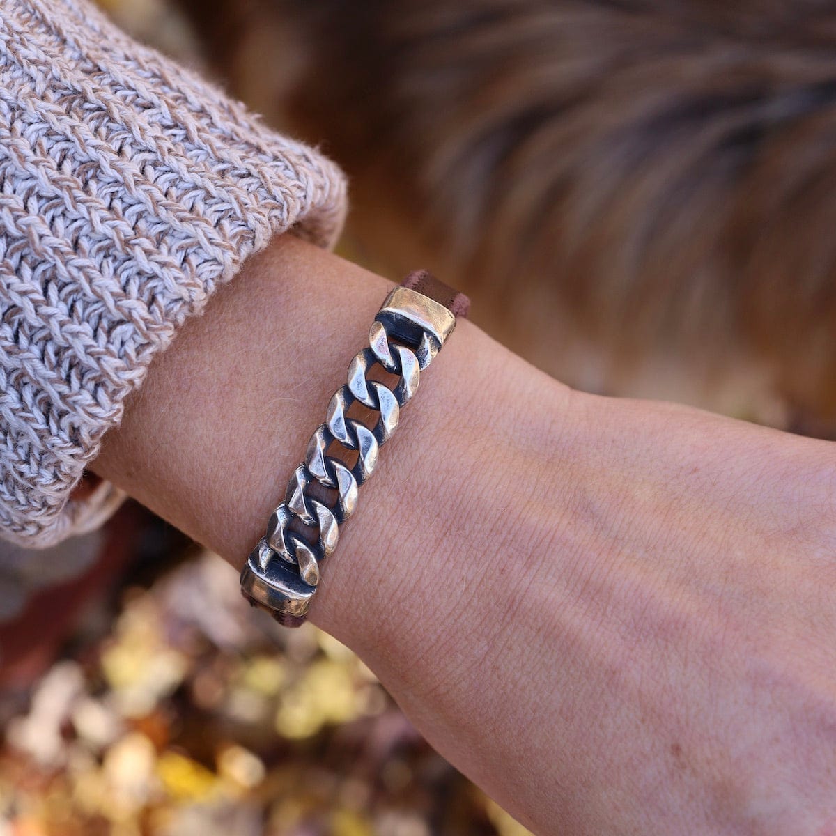 Indus Brown Leather Bracelet – Dandelion Jewelry