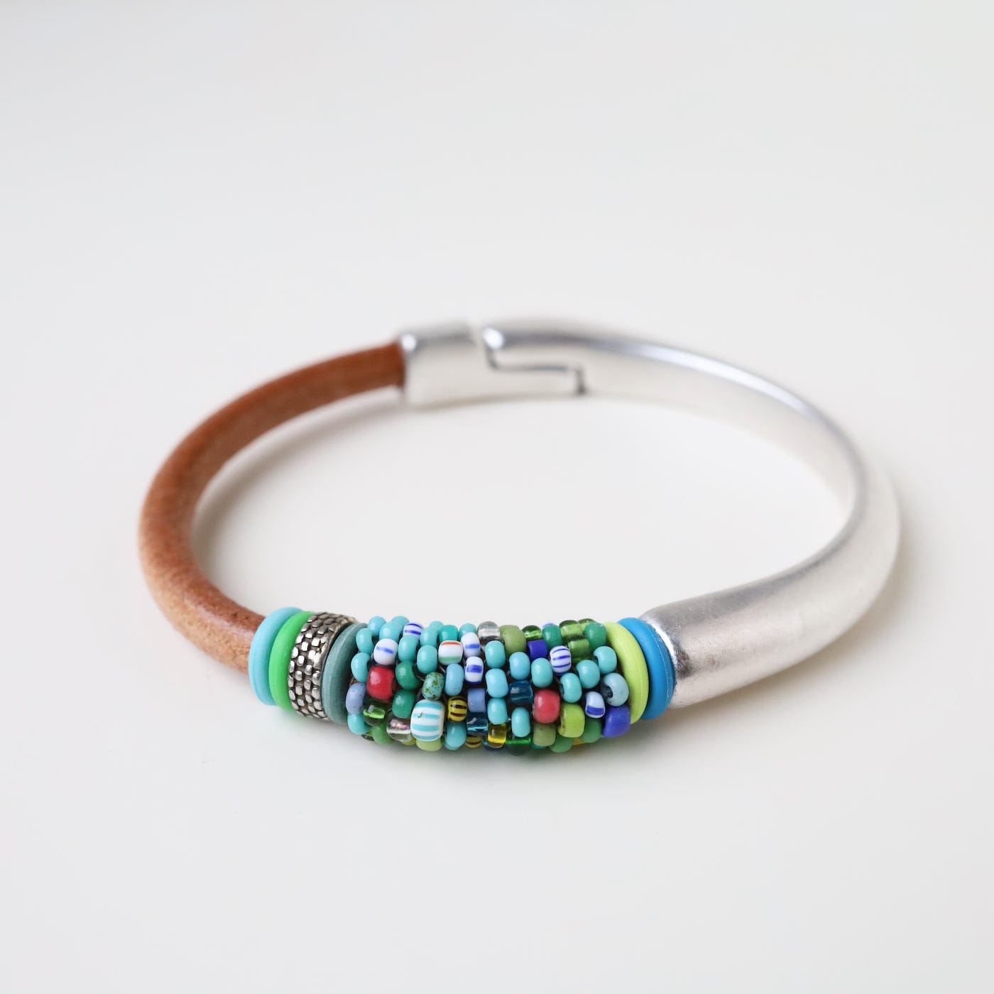 Mix Vintage Seed Beads & Japanese Seed Beads 1/2 Cuff