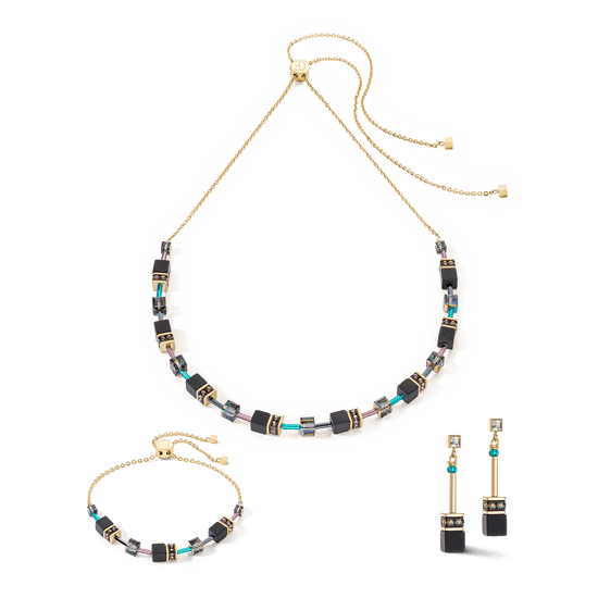 BRC Multicolor GeoCube Chain Bracelet