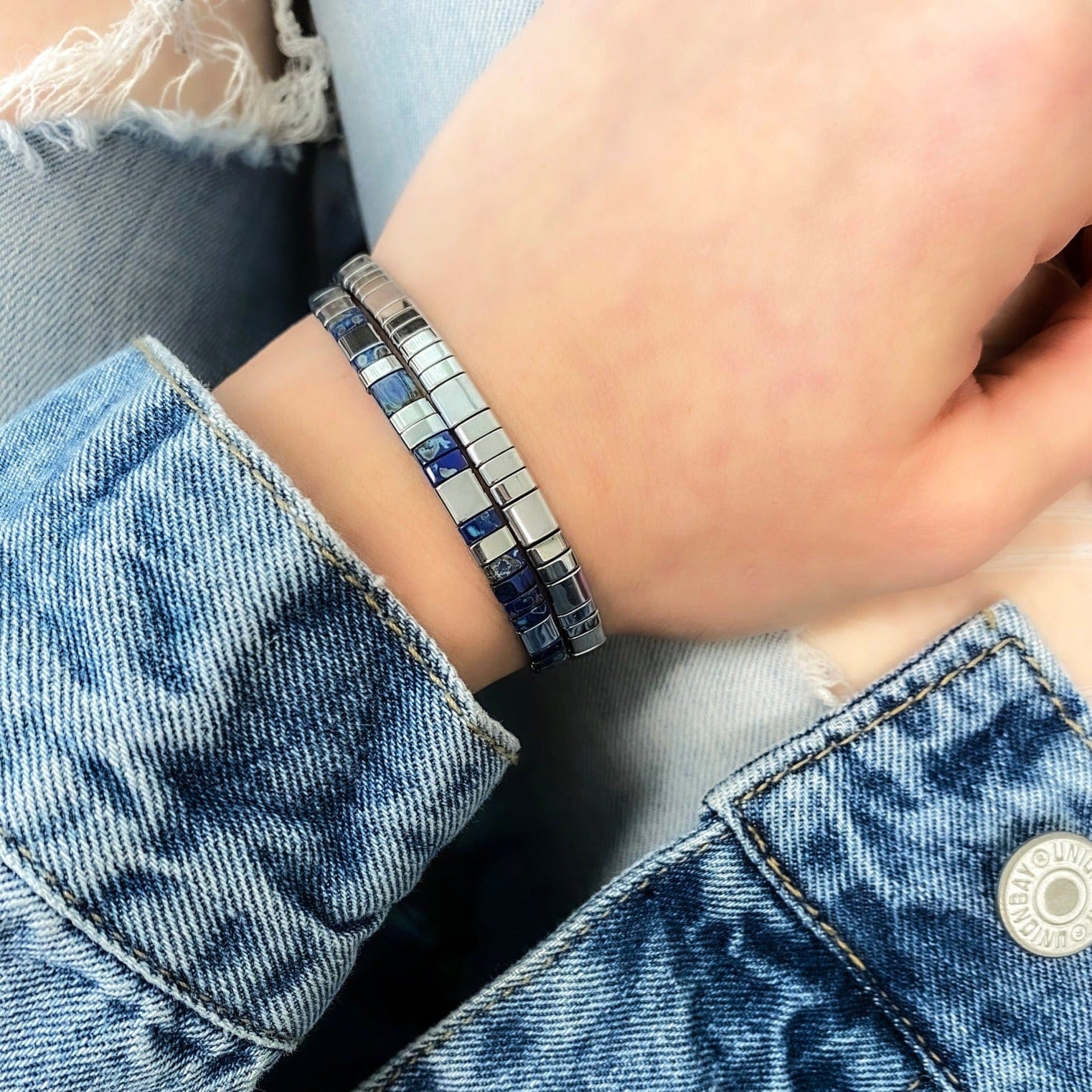 Self Love - Morse Code Tila Beaded Bracelet – Dandelion Jewelry