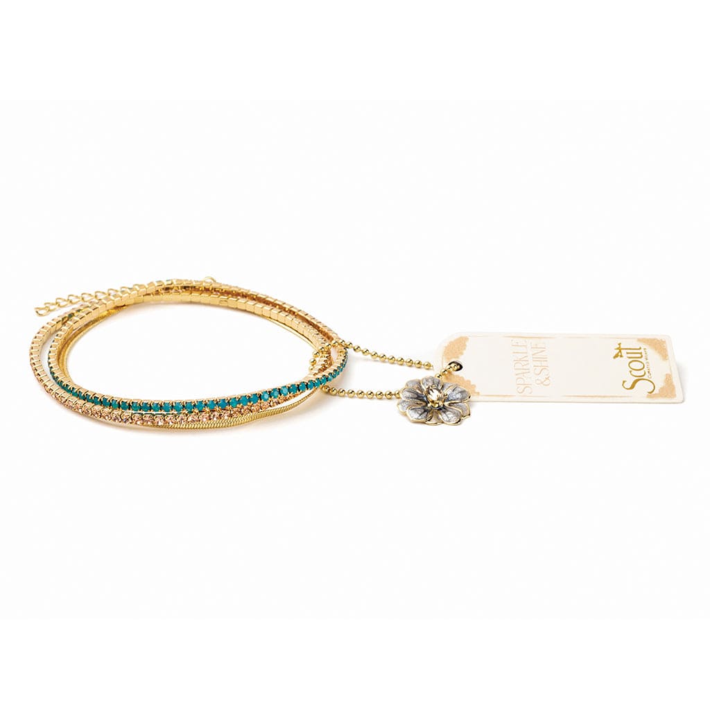 Caribbean Blue Opal Trio Caribbean Blue Opal Trio