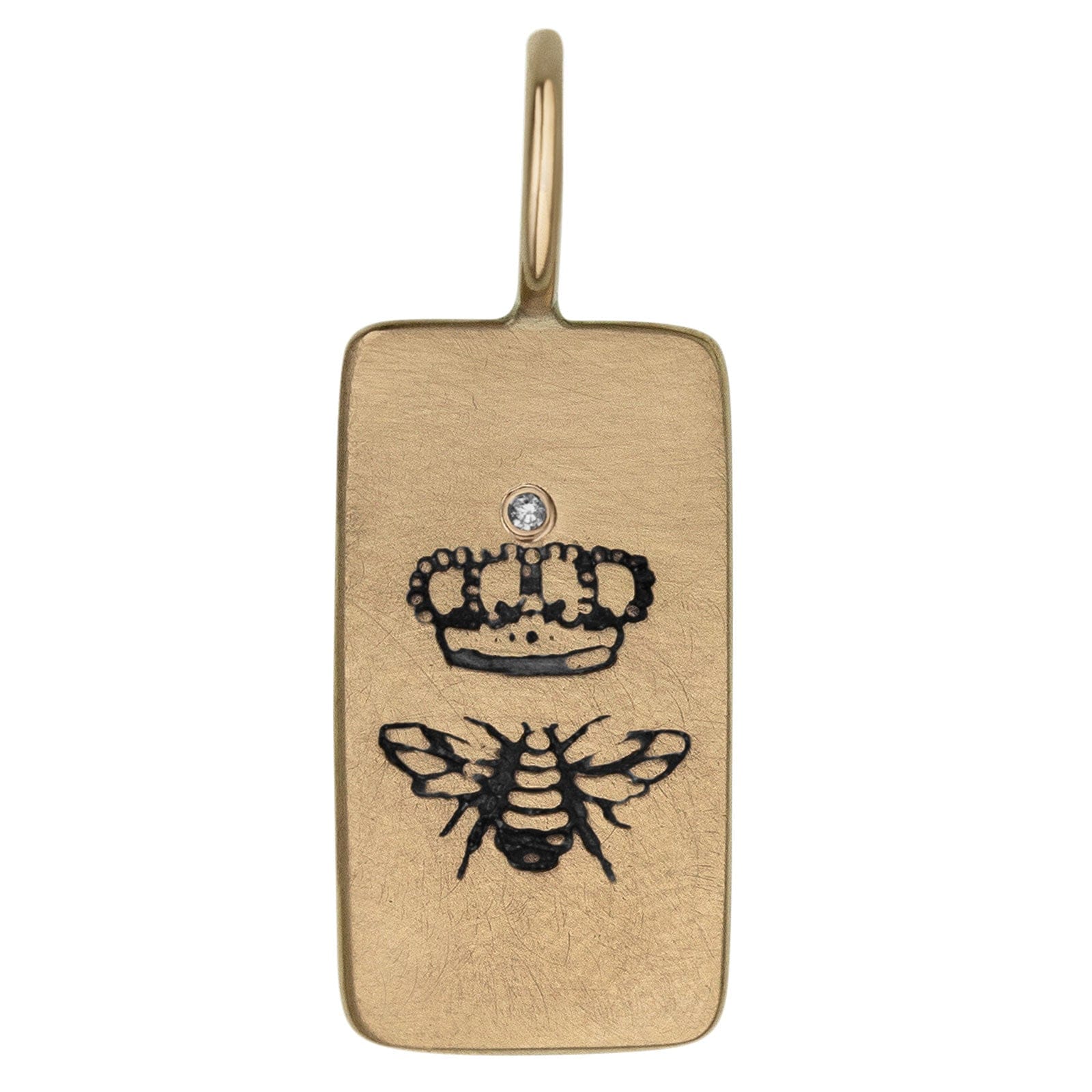 Gold Queen Bee ID Tag – Dandelion Jewelry