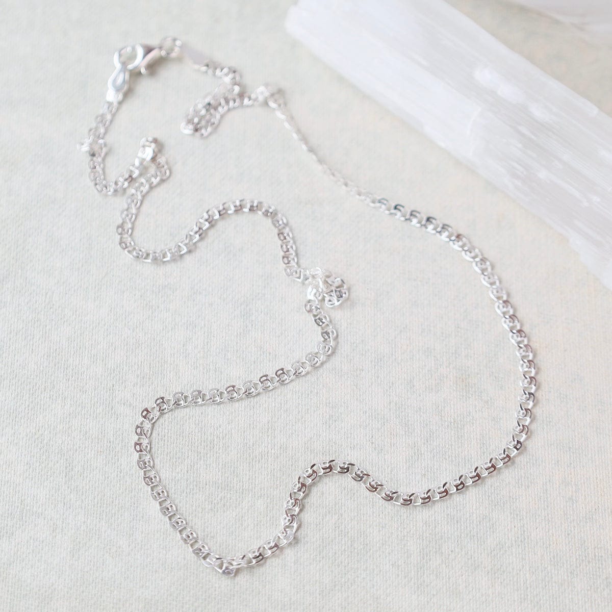 CHN 16" Sterling Silver Love Link Chain