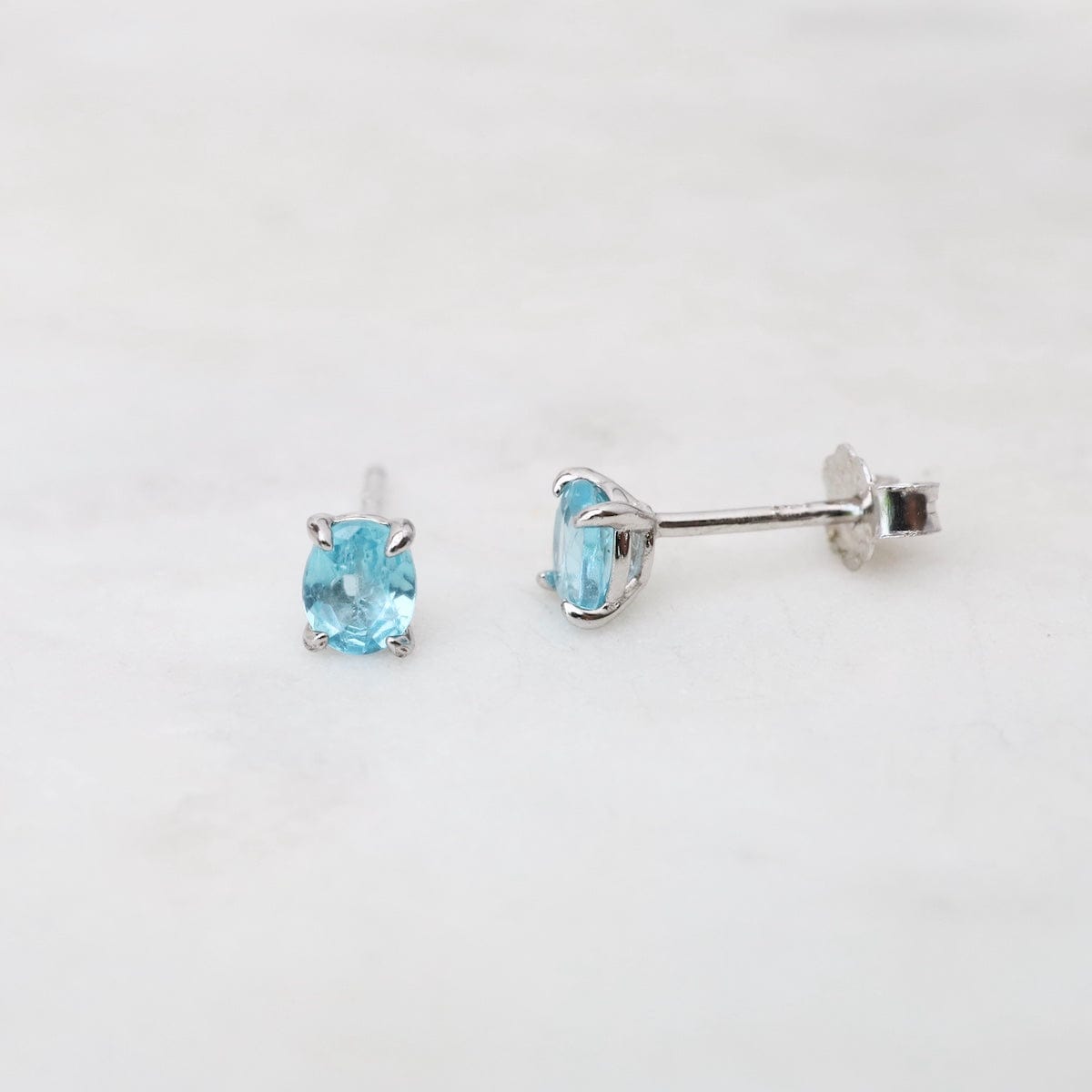Apatite stud earrings discount