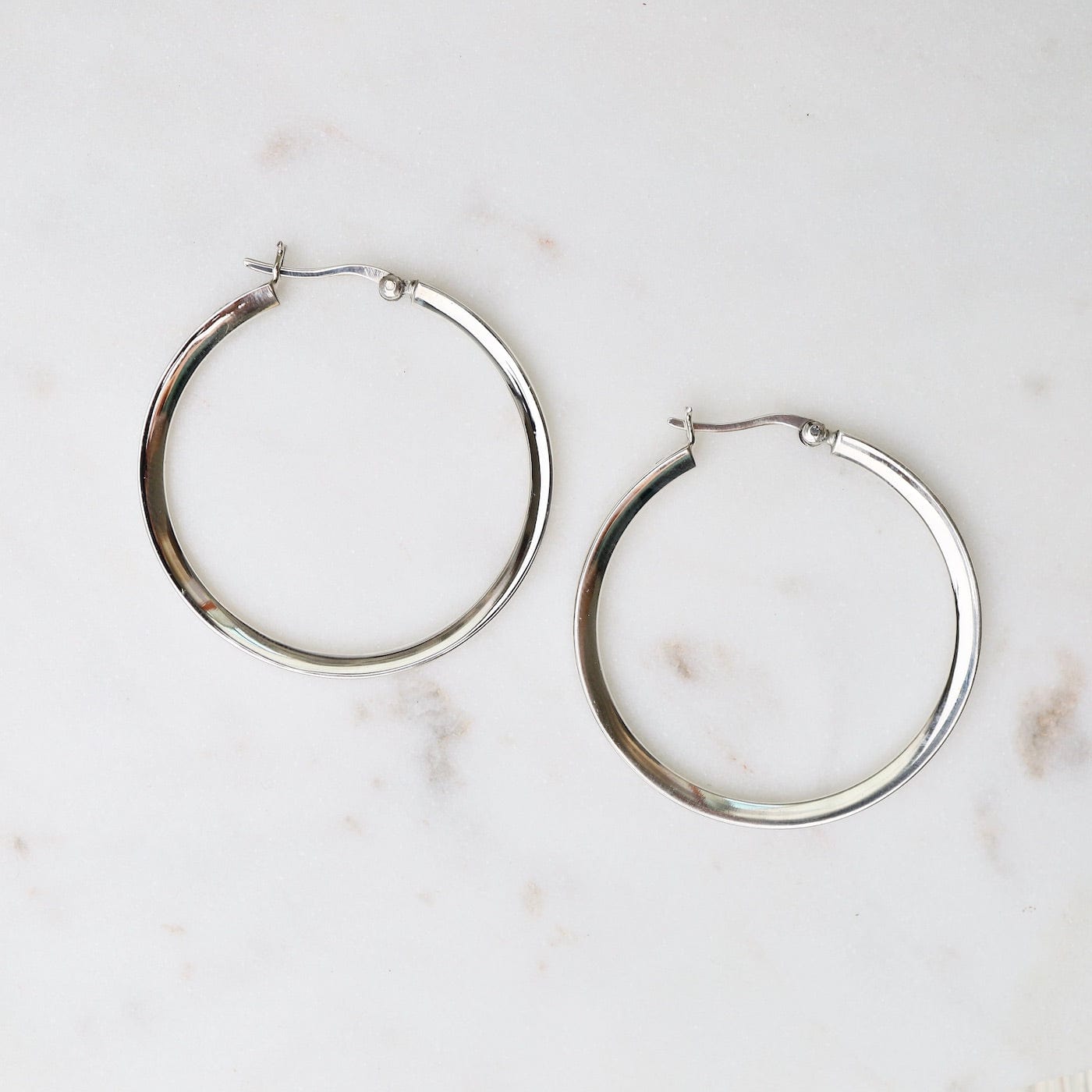 EAR 40mm Square Hoops