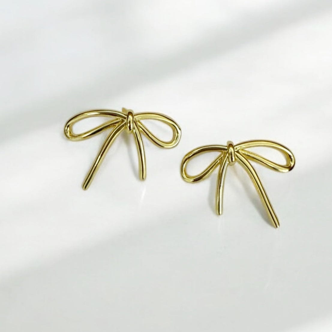 EAR-GF All Wrapped Up Bow Gold Filled Stud Earrings