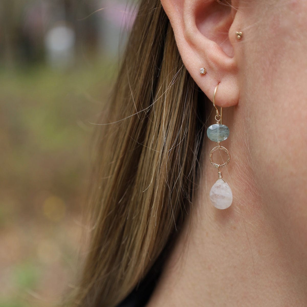 EAR-GF Gemstone Rebirth Earrings