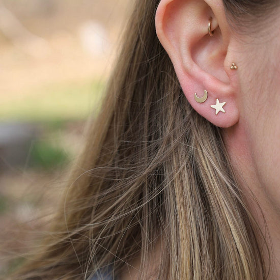 EAR-GF Gold Filled Star Post Earrings - "I Wish I May, I Wish I Might..."