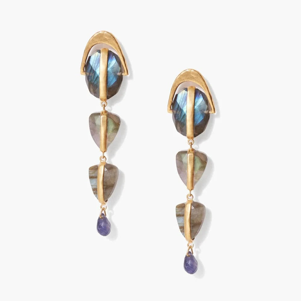 EAR-GPL Labradorite Mix Rise Earrings