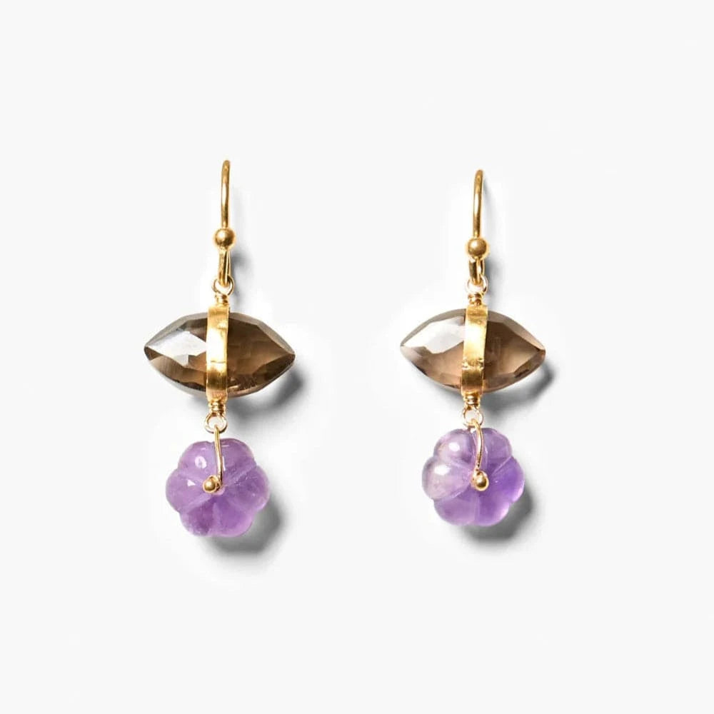 EAR-GPL Pia Earrings Amethyst