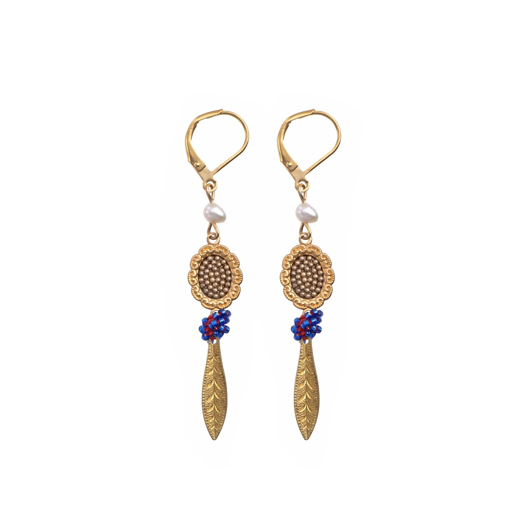 Queen of Sheba Kula Earrings Dandelion Jewelry