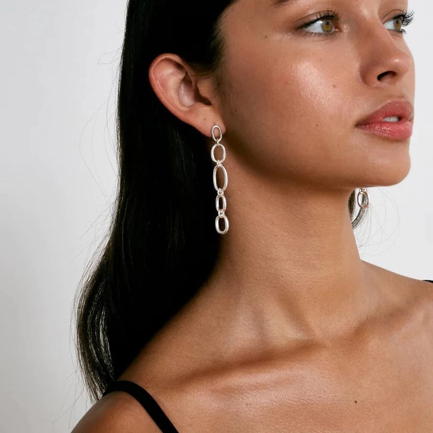 Pure By Nat Esther Chaini Earrings - Silver main image 0