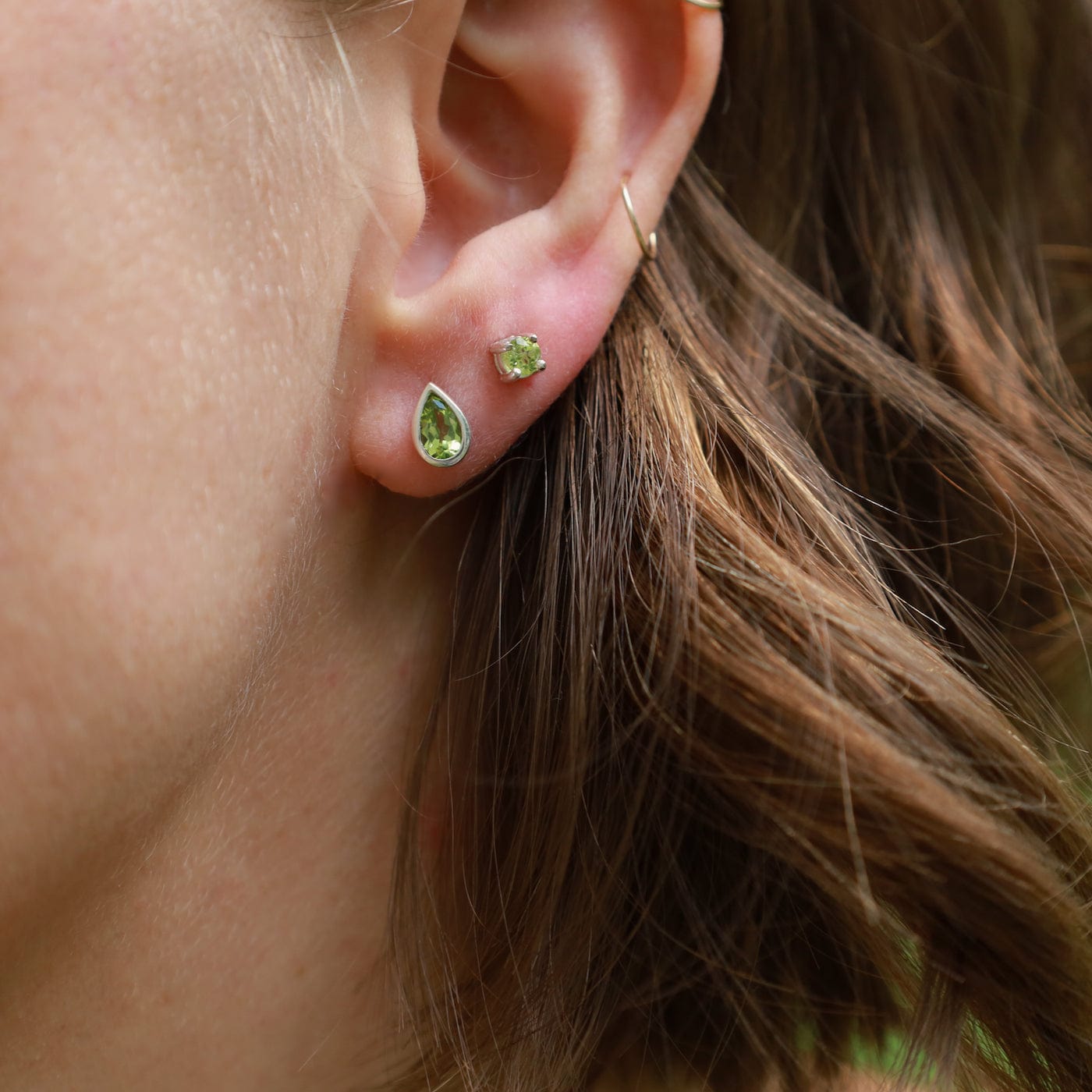 EAR Mini Peridot Post Earring