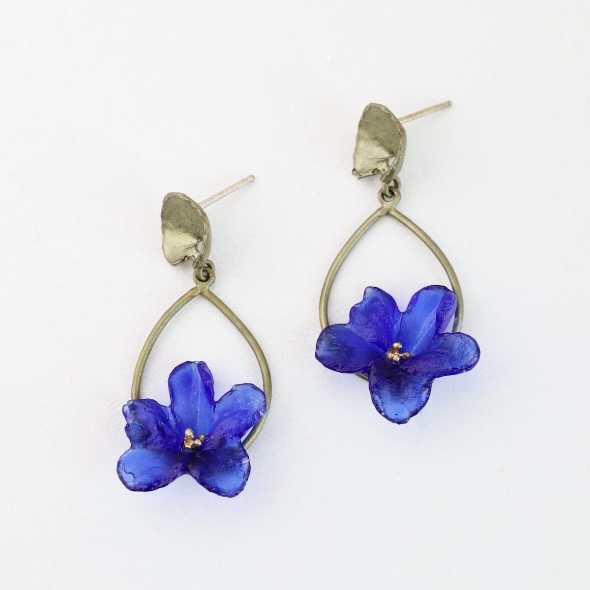 Wild Violet Hoop Earrings – Dandelion Jewelry