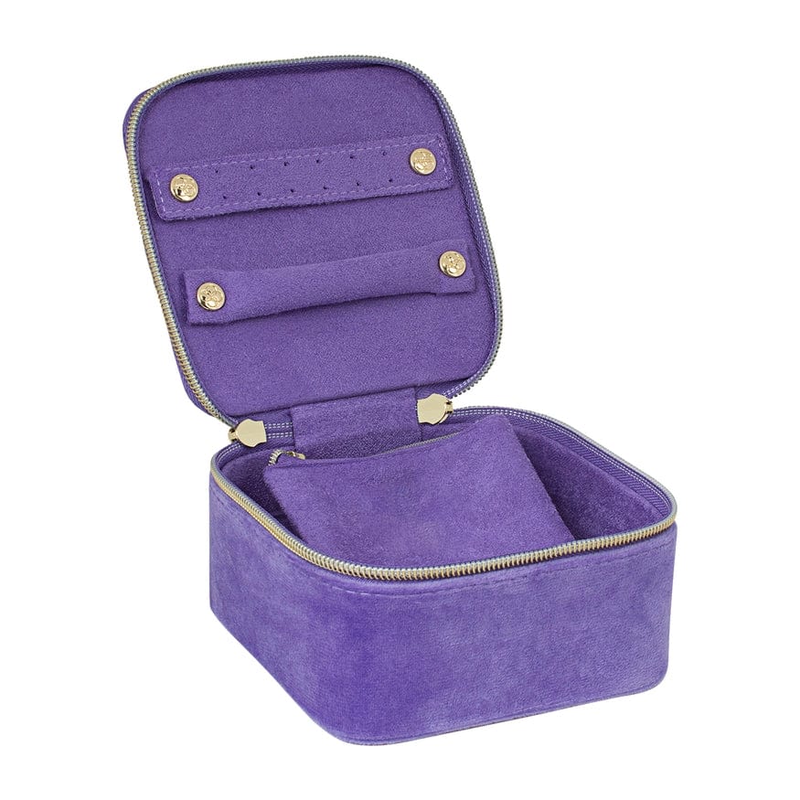 GIFT Luxe Velvet Jewelry Cube in Iris