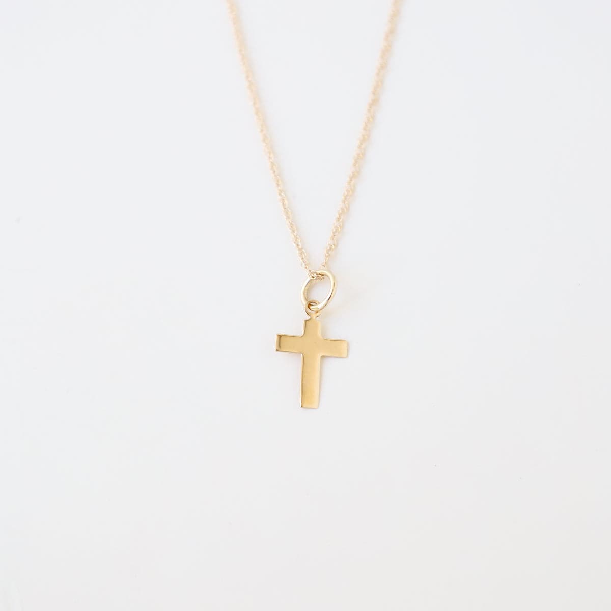 NKL-14K 14k Small Cross Necklace