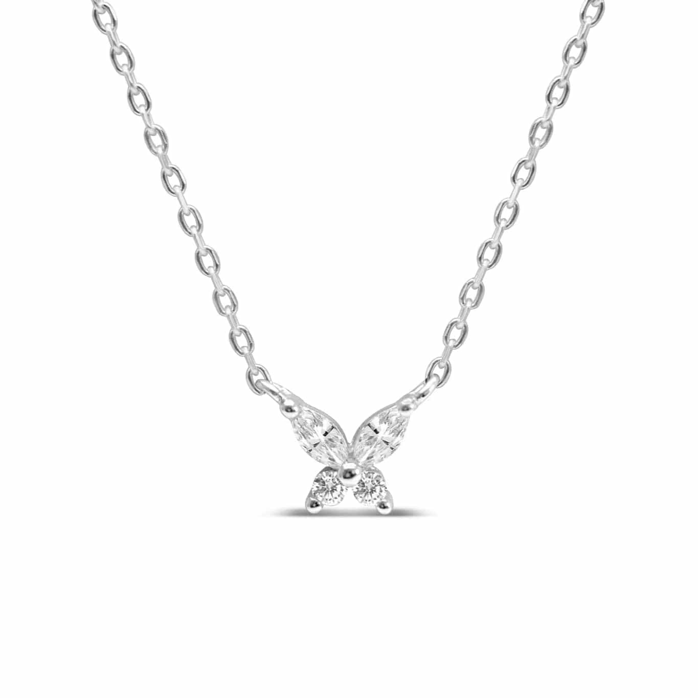 NKL Born to Butterfly Necklace Silver