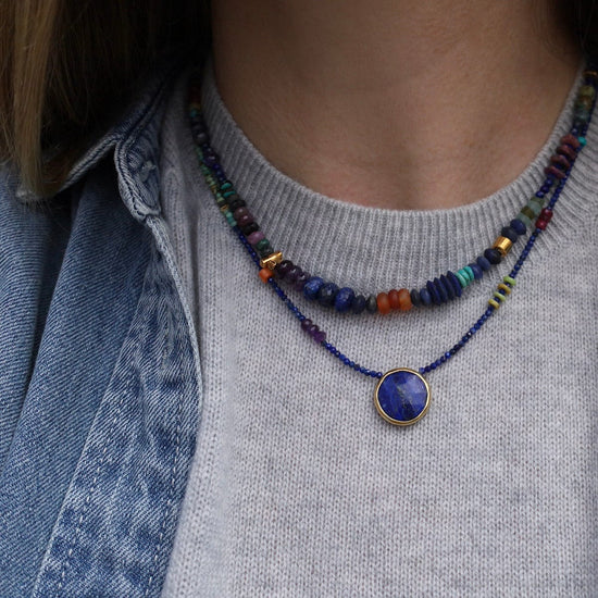 NKL GNK Queen of the Nile Lapis Necklace