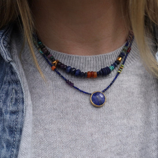 NKL GNK Queen of the Nile Lapis Necklace