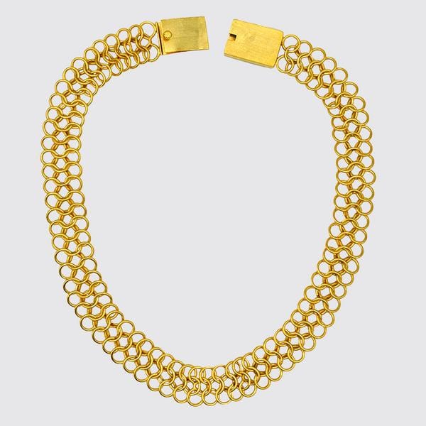 NKL-GPL Gold Plated Figure-8 Chain Necklace