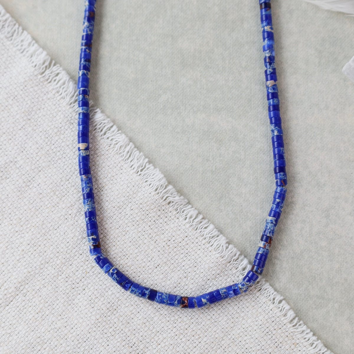 NKL-GPL PEARLY LAPIS // The Deep Blue Necklace - 18k gold