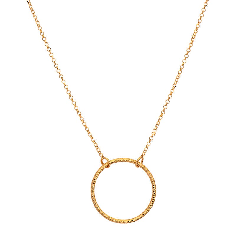 NKL-GPL Yellow Gold Plated Adeline Necklace
