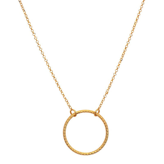 NKL-GPL Yellow Gold Plated Adeline Necklace