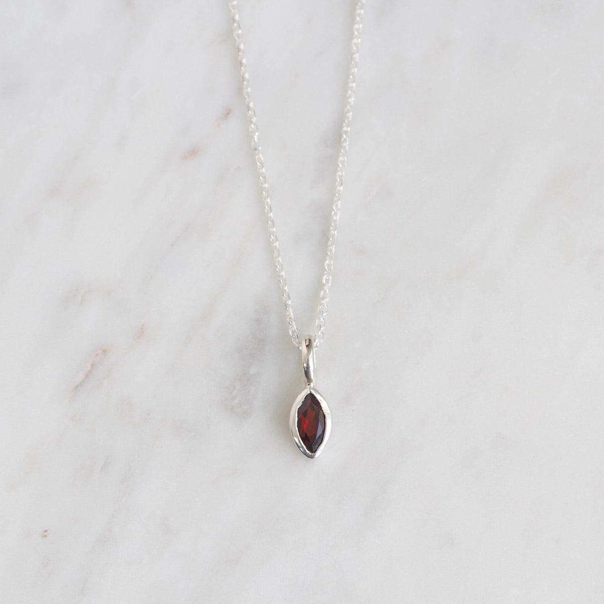 NKL Marquise African Garnet Pendant