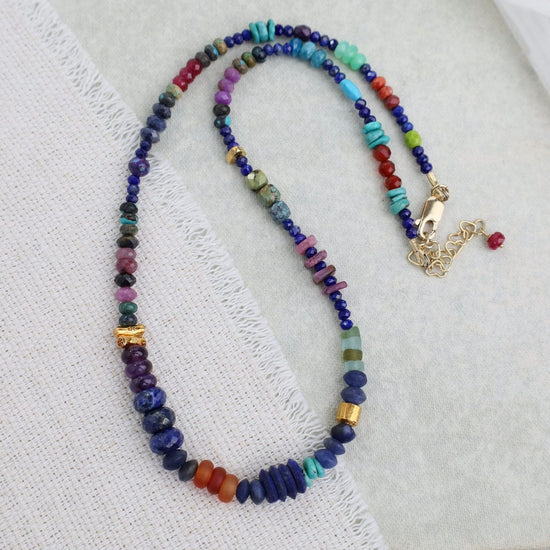 NKL Riverstone Trunk Show Queen of the Nile Lapis Necklace