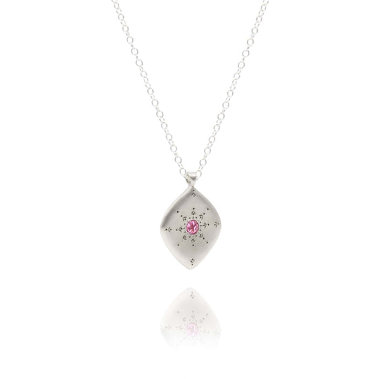 NKL Stargaze Pendant with Pink Sapphire