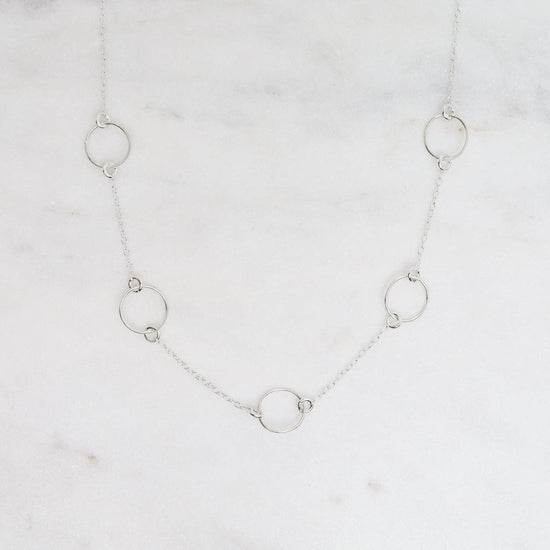 NKL Sterling Silver Chain with Small Sterling Silver H