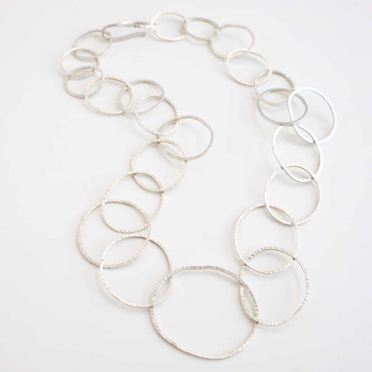 Sterling Silver Handmade Oval Chain Necklace – Dandelion Jewelry