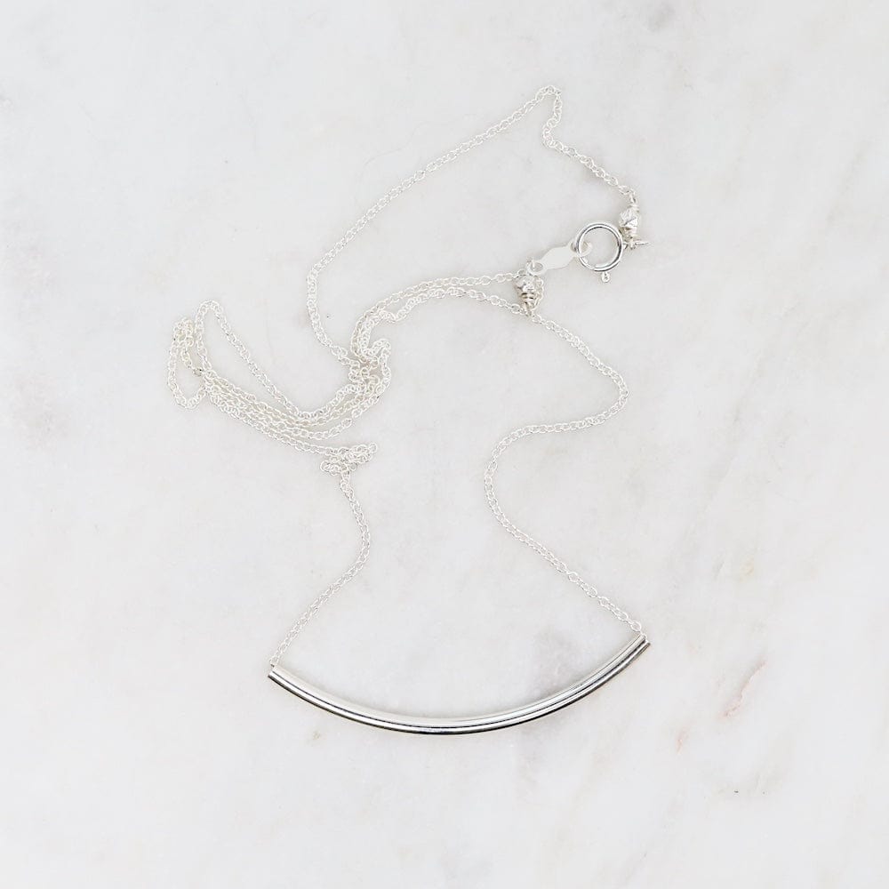 NKL Sterling Silver Smooth as Silk Necklace