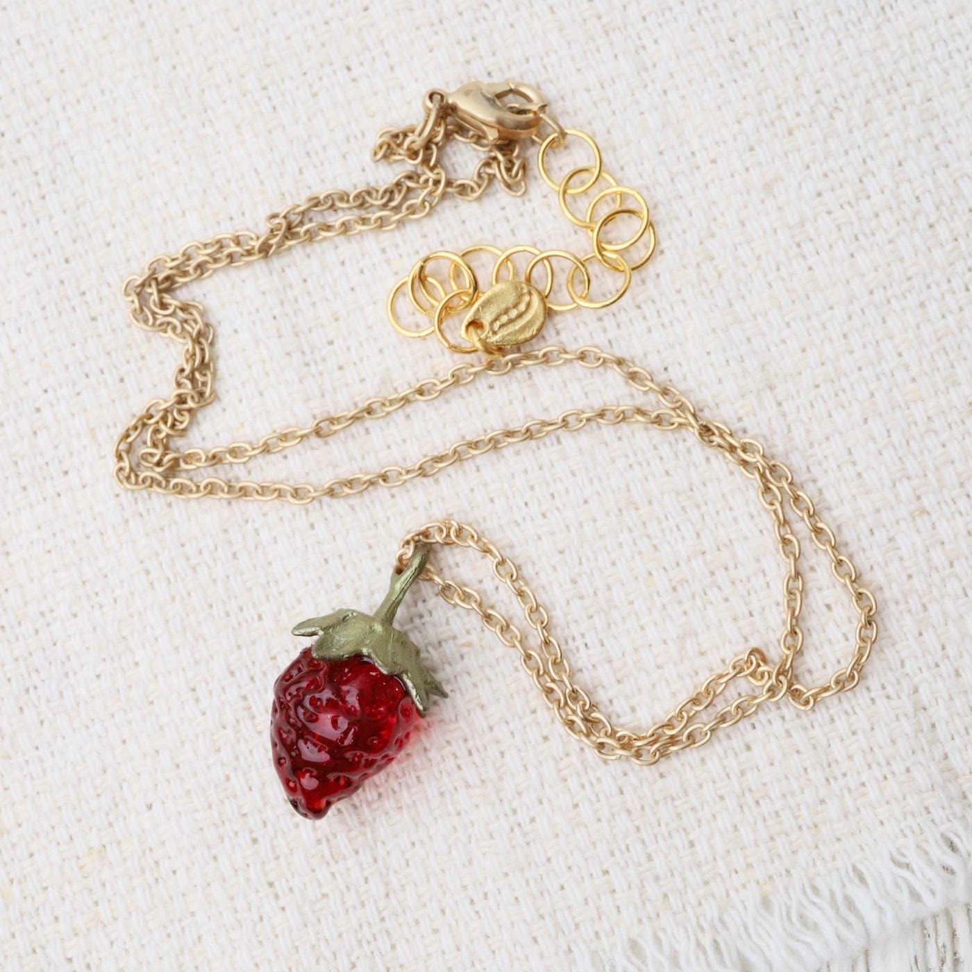 NKL Strawberry Pendant Necklace