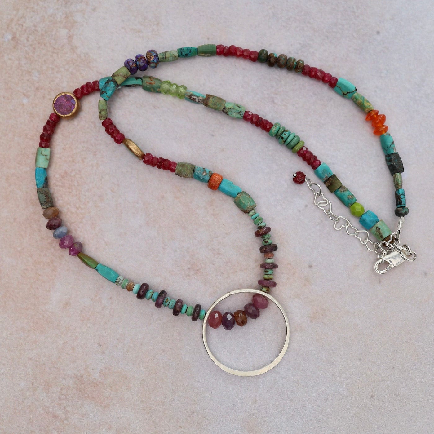 NKL Tiddlywink with Circle Necklace