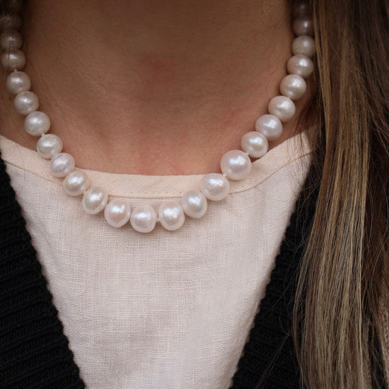 NKL White Pearl Necklace