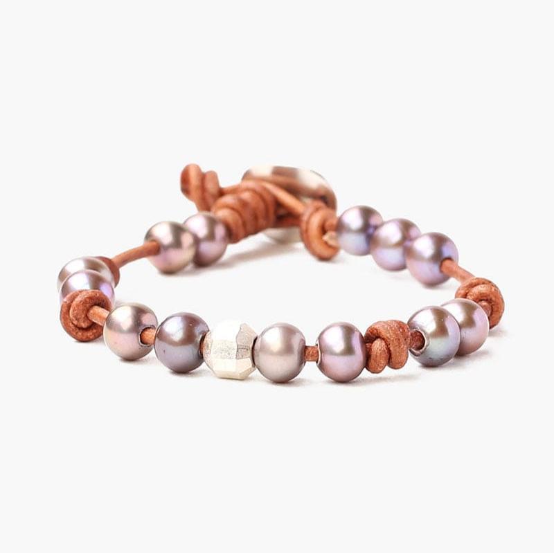 Pearls and Sterling Silver 6" Single Wrap Bracelet Pearls and Sterling Silver 6" Single Wrap Bracelet