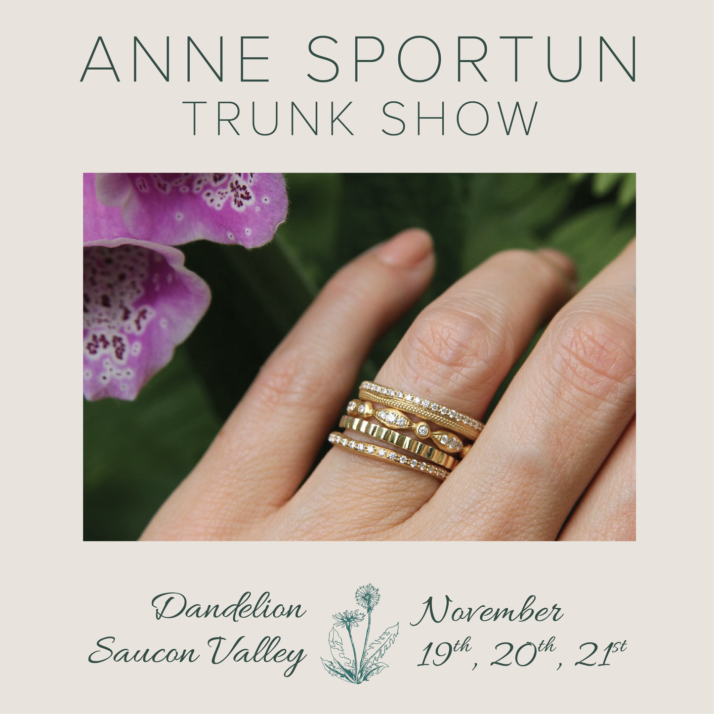 Anne Sportun Trunk Show in Saucon Valley