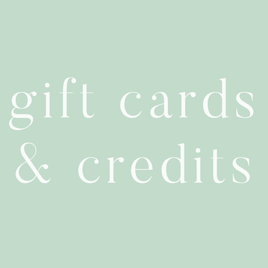 Gift Cards & Store Credits