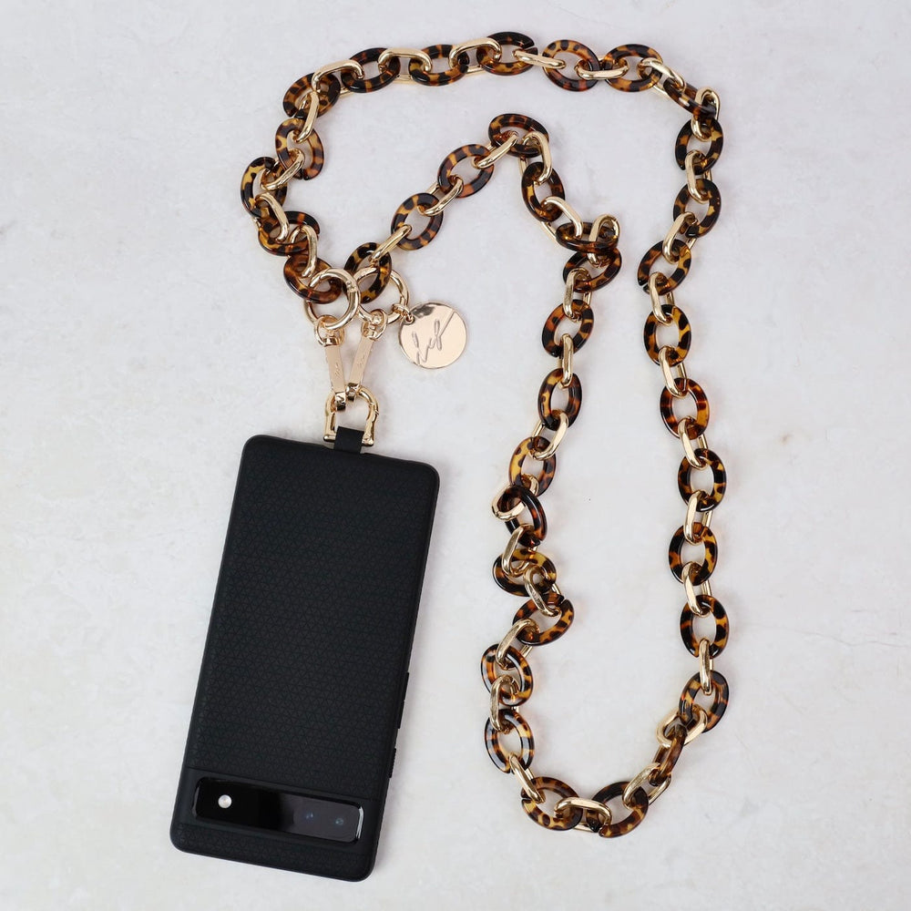 ACC Cassy 120cm Tortoise Resin & Chain Cell Phone Hold