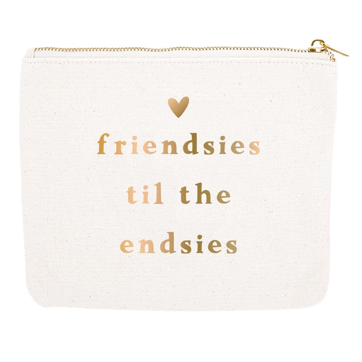 ACC Friendsies Til the Endsies Zipper Canvas Pouch